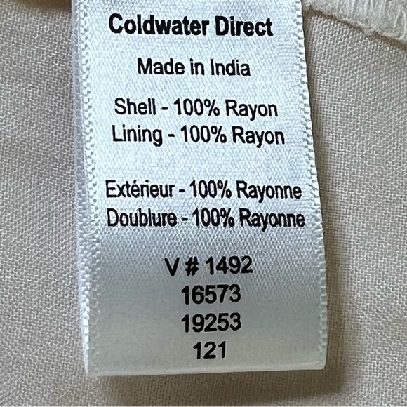 Coldwater Creek Women’s Textured Peach Pigment Dyed Maxi Skirt Large NWT - Picture 8 of 10